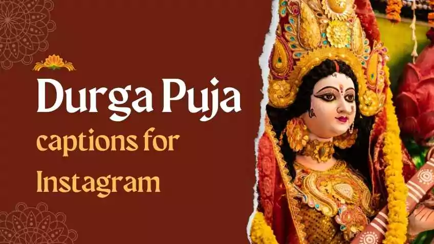 Durga Puja captions for Instagram