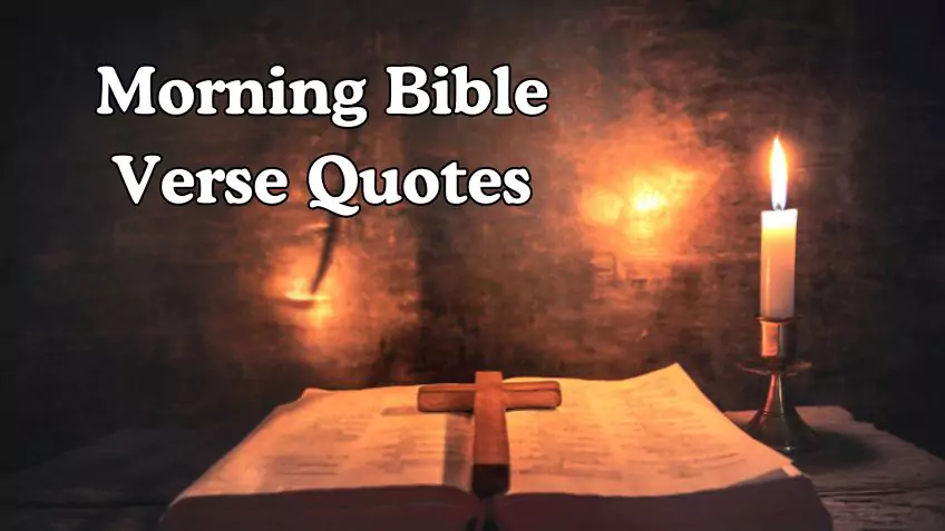 Morning Bible Verse Quotes