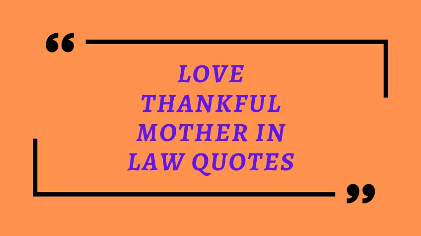 love thankful mother in law quotes