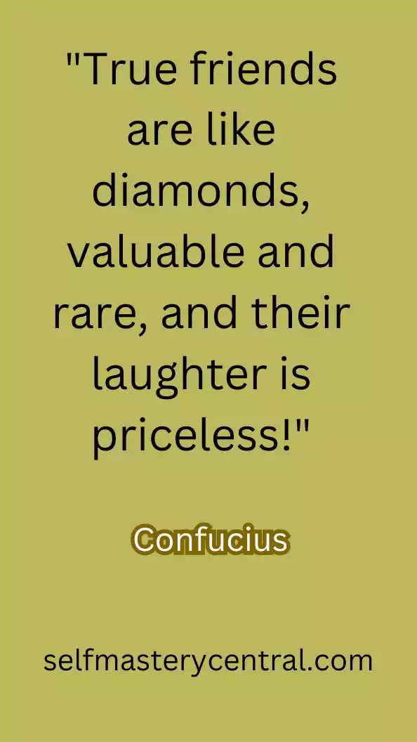 Laughing funny quotes about friends