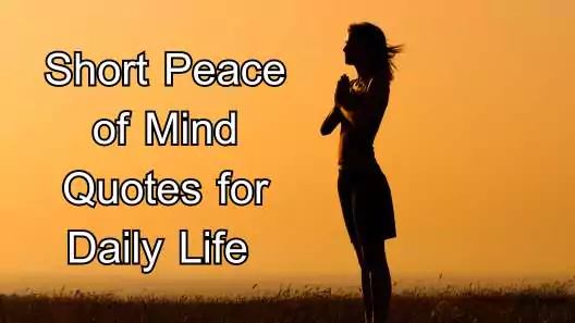 mental peace quotes