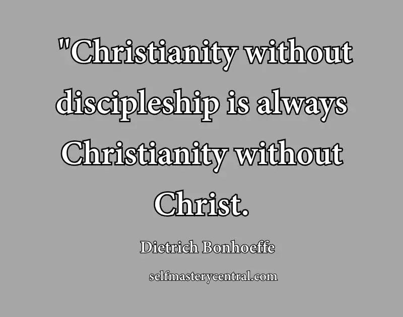 Bonhoeffer Foot Washing Quote