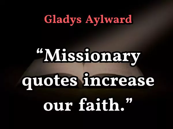 Missionary Quote