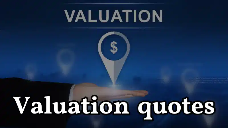 Valuation quotes