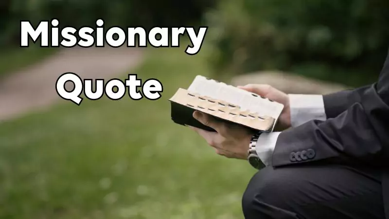 Missionary Quote
