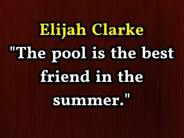 Quote for a pool