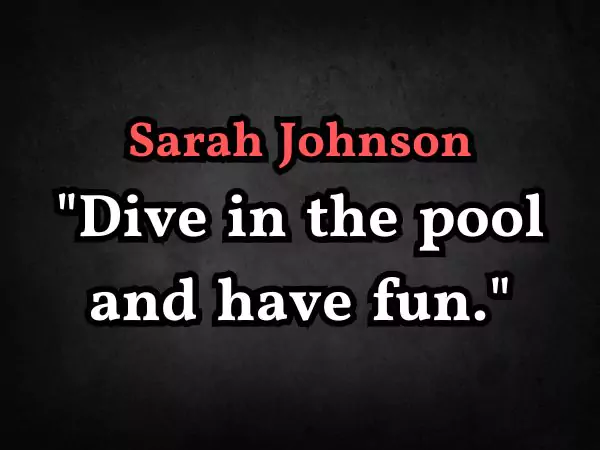 Quote for a pool